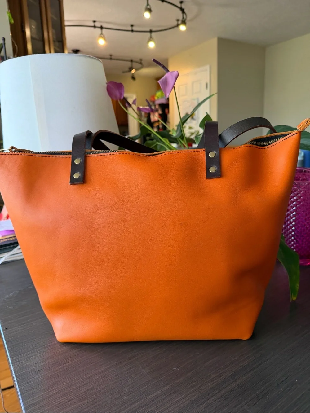 Portland Leather Satsuma Large Zip Tote